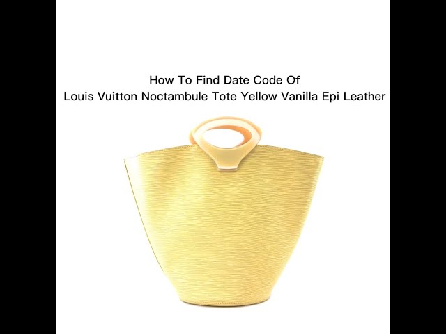 Louis Vuitton Noctambule Handbag Epi