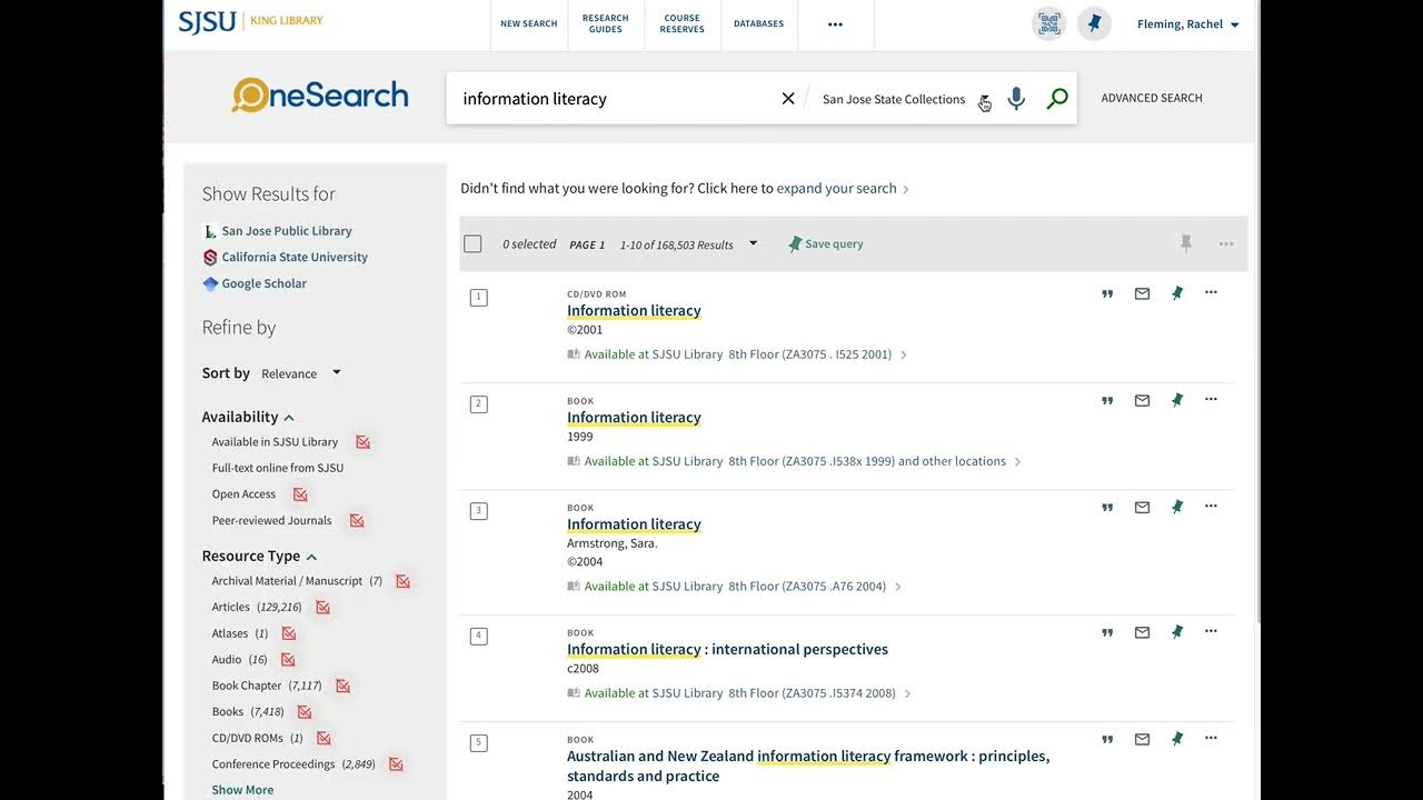 OneSearch Basic Search: Just like Google but better! - YouTube