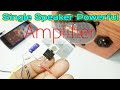 How to make clear sound basic amplifier using mosfet transistor  irfz44n mosfet simple amplifier