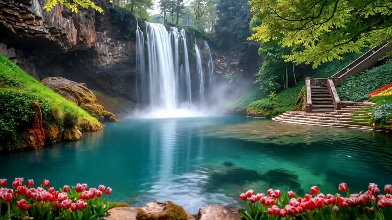 Relaxing Waterfall Sounds for Deep Sleep, Stress Relief & Inner Calm | Pure Harmony