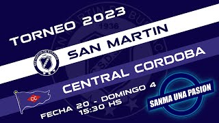 Fecha 20: San Martín de Burzaco vs Central Córdoba - EN VIVO