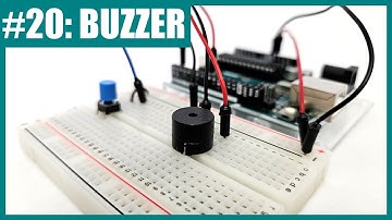 How to Use Buzzers (Active and Passive) with an Arduino (Lesson #20)