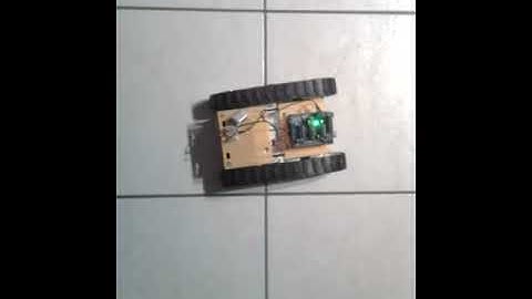 2nd new caterpillar robot platform Arduino Uno functional test