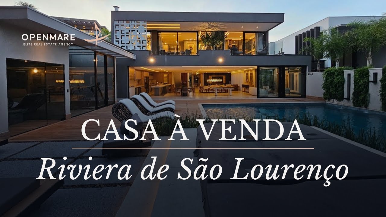Casa à venda com 06 suítes - 750m² - Riviera - Módulo 12 - Bertioga/SP
