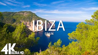 FLYING OVER IBIZA (4K UHD) - Relaxing Music Along With Beautiful Nature Videos - 4K Video HD