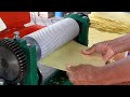 Small scale produced beeswax foundation sheets machine