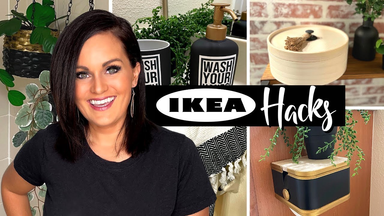 ⭐️Easy DIY IKEA HACKS That Look High End for the Bathroom!