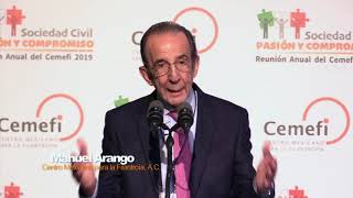 Intervención de Manuel Arango Arias durante la Reunión Anual del Cemefi 2019