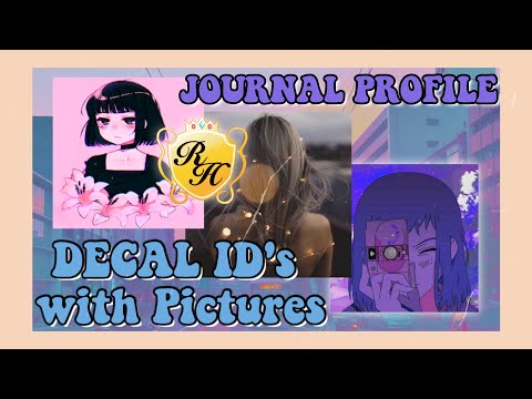 Decal Ids Codes For Journal Profile With Pictures Royale High