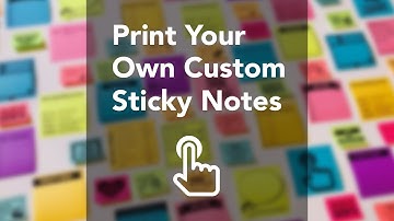 Print Your Own Custom Sticky Notes - Google Slides Template
