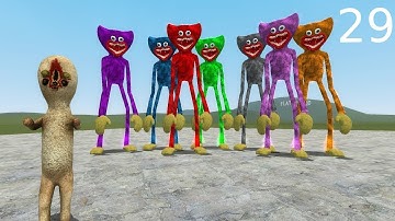 SCP-173 VS ALL HUGGY WUGGY COLORS in Garry