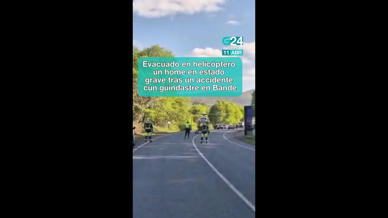 ⚫ BANDE | Un home ferido GRAVE tras ser golpeado coa pinza dun GUINDASTRE en Santa Comba