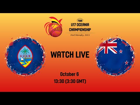 Guam v New Zealand | Full Basketball Game | FIBA U17 Oceania Championship 2023
