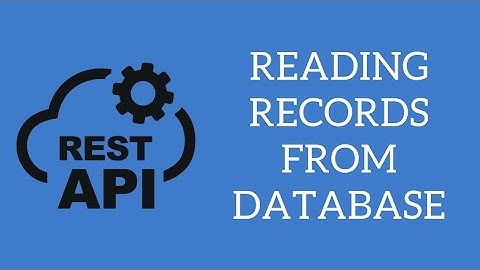 PHP REST API Tutorial (Step By Step) - Reading records from database (PART 2)