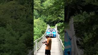 Driving On An Old Wooden Bridge With A 2 Tons E Car For The Perfect Shoot