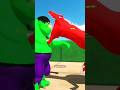 Flash Spinosaurus vs Hulk Goro #flash #hulk #dinosaur #gorilla #spinosaurus #shorts #arbs