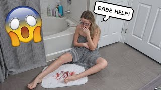 I'VE NEVER SEEN MY GIRLFRIEND THIS SCARED! | Tricia \& Kam