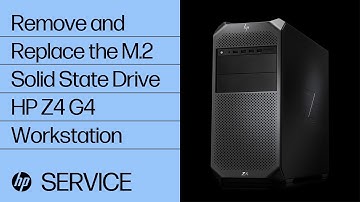 Remove and Replace the M.2 Solid State Drive | HP Z4 G4 Workstation | HP