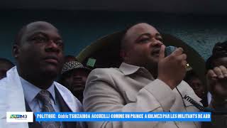 POLITIQUE : Hon. Cédric TSHIZAINGA accueilli à Kolwezi comme un prince par les militants de ABD