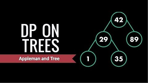 DP on Trees: Appleman and Tree | Codeforces | Rated 2000