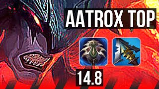 AATROX vs YONE (TOP) | 8 solo kills, 69% winrate, Godlike, 11/4/10 | KR Master | 14.8