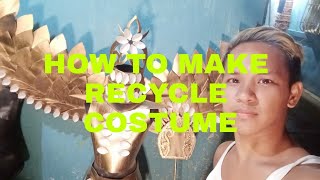 HOW TO MAKE RECYCLE COSTUME | KHIMCOSTUME
