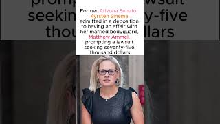 Kyrsten Sinema admits affair with married bodyguard as ex-wife seeks 75K damages
