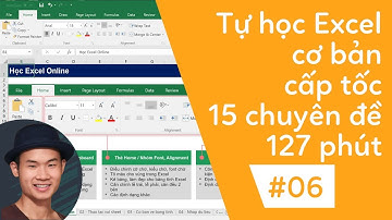 Tự học excel cơ bản | 06 Các kiểu dữ liệu trong Excel