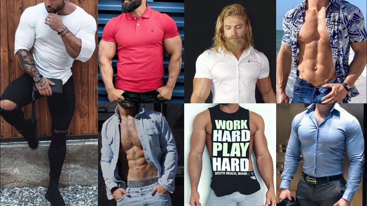 Muscle Fit Shirt For Bodybuilders 20202 | Shirt Ideas Men 2020 | Bodybuilder Shirt Style 2020 | ZHF