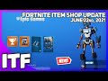 Fortnite Item Shop *NEW* LOK-BOT PACK + SUMMER LEGENDS + MORE! [June 22nd, 2021] (Fortnite BR)