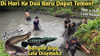 BENERAN NEKAT!! KURAS KOLAM TERBENGKALAI PULUHAN TAHUN SAMPE DUA HARI