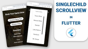 SingleChildScrollView Flutter tutorial (with example).