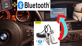 Bluetooth music via AUX with Baseus AUX Bluetooth Adapter (BMW E60)