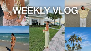 weekend vlog to south florida: sunrises, shopping trips, and a wedding!