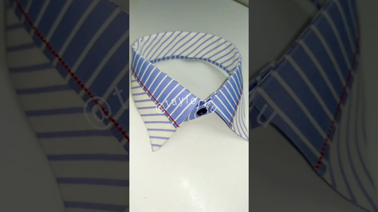 ⁣Shirt collar design #short #fashion