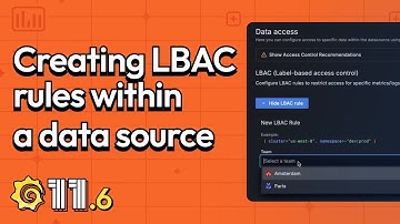 New in 11.6: LBAC for Metrics Data Sources | Demo | Grafana Labs