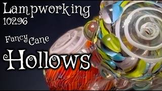 Fancy Cane Hollows – Lampworking / Flameworking – 102.96 – 104 COE – Glass Demo
