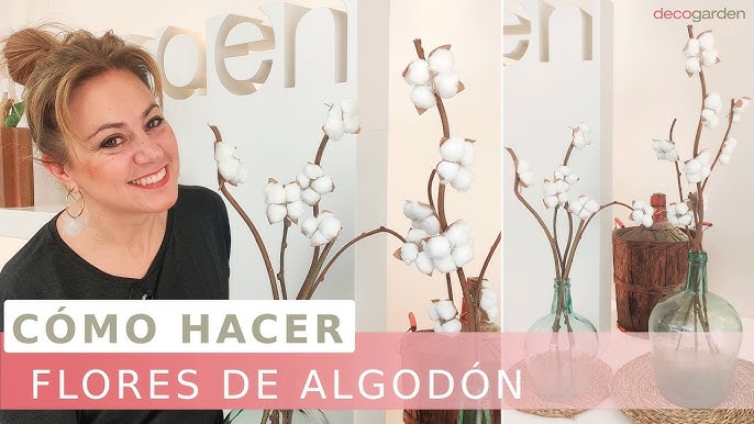 DIY Flores de algodón para tus Decoraciónes de Navidad 2023