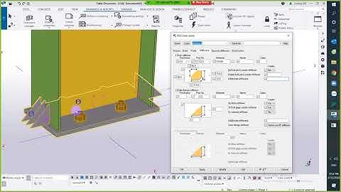 [Tekla Structures 2020 - PEB] Bài 6 Tạo và chỉnh sửa liên kết chân cột tổ hợp