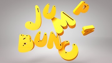 Cinema 4D Tutorial Jump Bouncing Text Animation | Cinema 4D Tutorial Text Animation