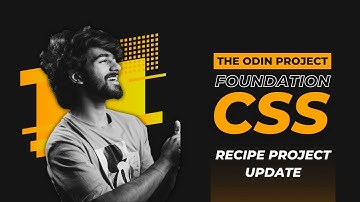 The Odin Project | CSS FOUNDATION PROJECT (Recipe Project Update)