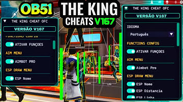 THE KING CHEATS V167 | Free Fire Mod Menu | Mod Menu Free Fire | Free Fire Hack Mod Menu | Gringo xp
