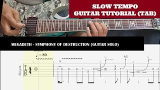Megadeth - Symphony of Destruction (Solo) - Guitar Tab | Lesson | Tutorial