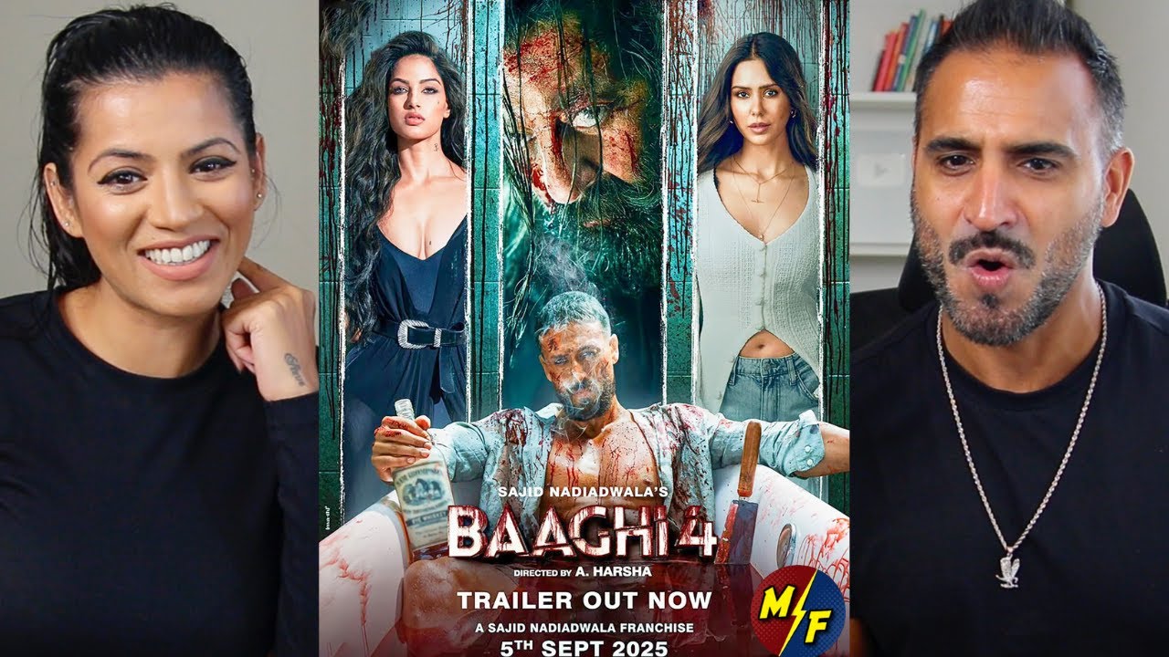 Baaghi 4 Trailer Reaction | Tiger Shroff, Sanjay Dutt, Harnaaz Sandhu | Sajid Nadiadwala