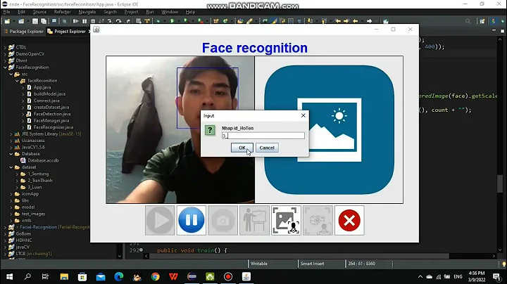 Face recognition with javaCV(OpenCV in java)