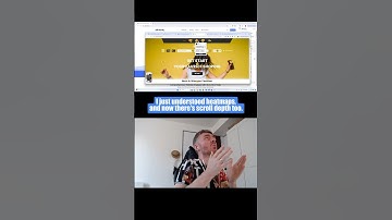 I just understood heatmaps, and now there’s scroll depth too. #digitalmarketing #webdesign #seo #ux