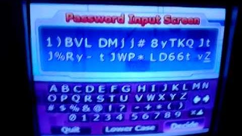 DBZ BT3 Nail Password Character