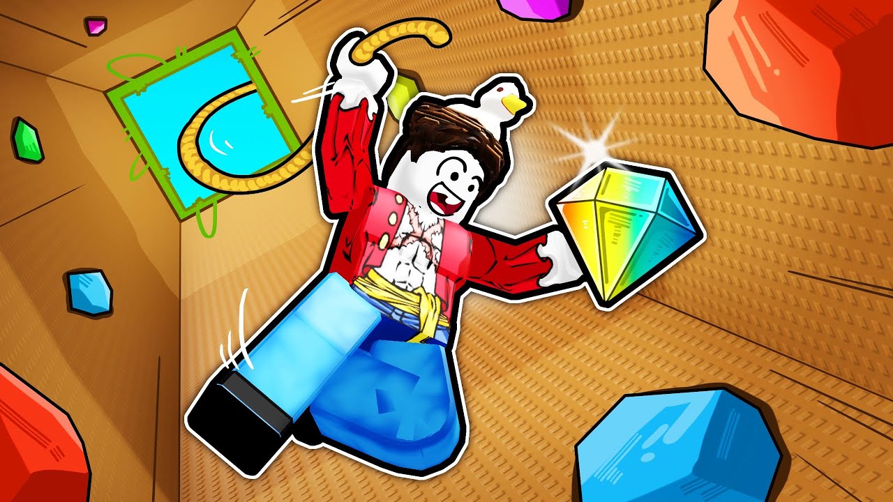 I stole Gems from the center of the earth in Roblox Grab Ores
