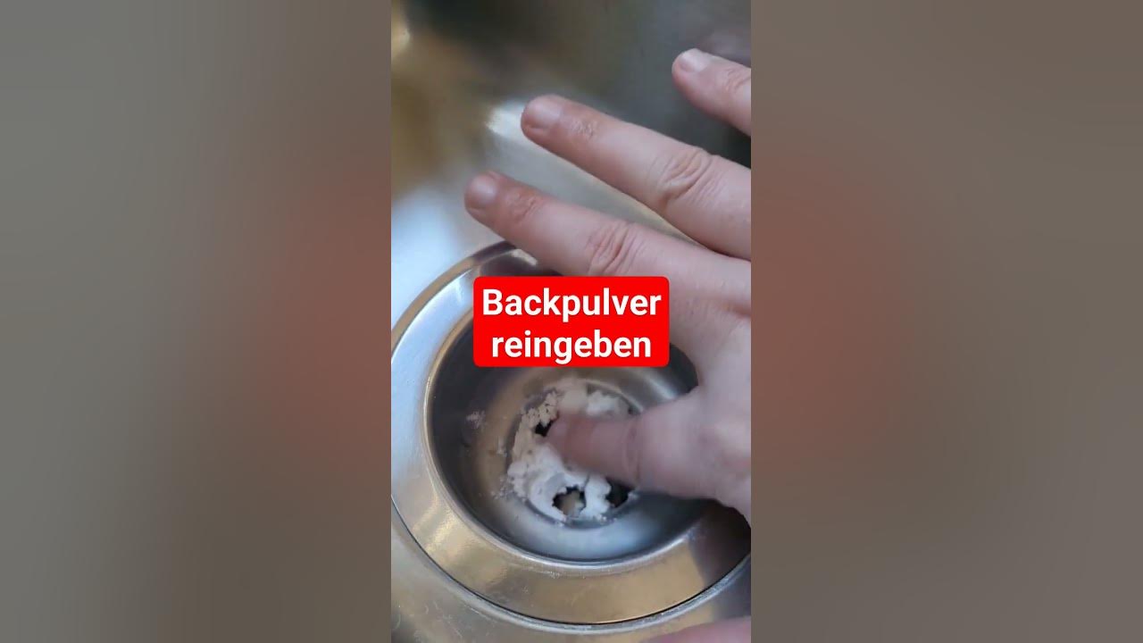 Verstopfter Abfluss schnell wieder frei Tipp von meinem kleinen Praktikanten 😉 tutorial