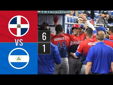 Resumen Republica Dominicana vs Nicaragua | Clásico Mundial 2023 13-mar